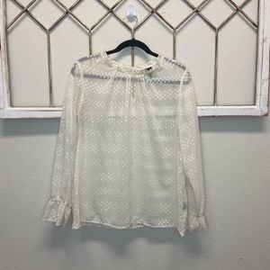 Liz Claiborne size M white blouse